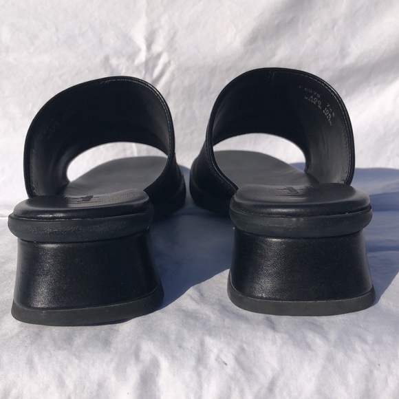 Cole Haan Black Micro Fiber Slide/Mule w/1.5” Heel, “Traci” - Picture 8 of 13